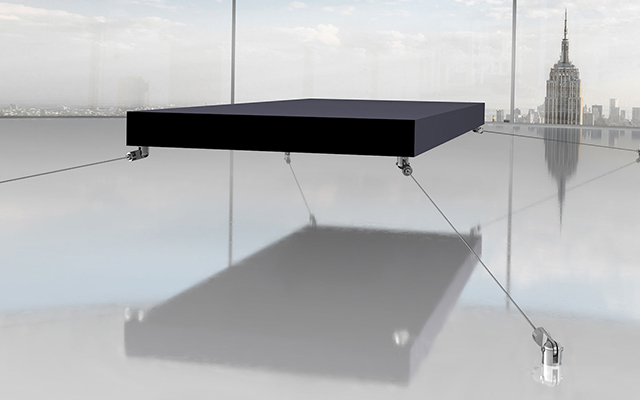 A bed that floats off the ground.