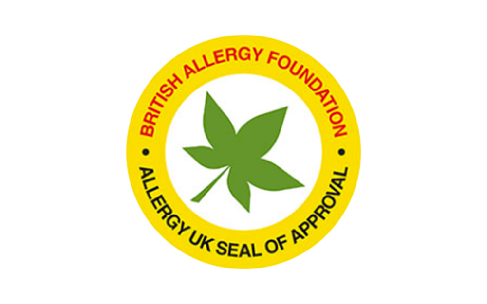 The Allergy UK Seal of Approval Logo from the British Allergy Foundation