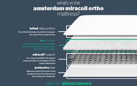 Amsterdam Miracoil Ortho Mattress Bisection New