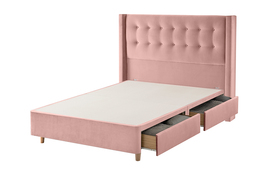 Bloomsbury Bed Frame Dusky Pink Cut Out