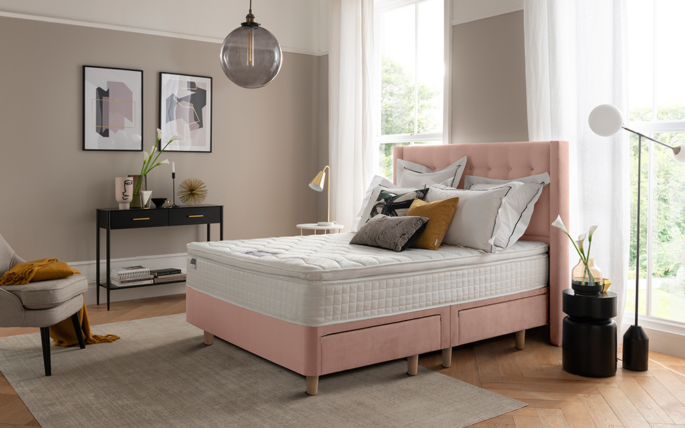 Bloomsbury Pink Bed Frame