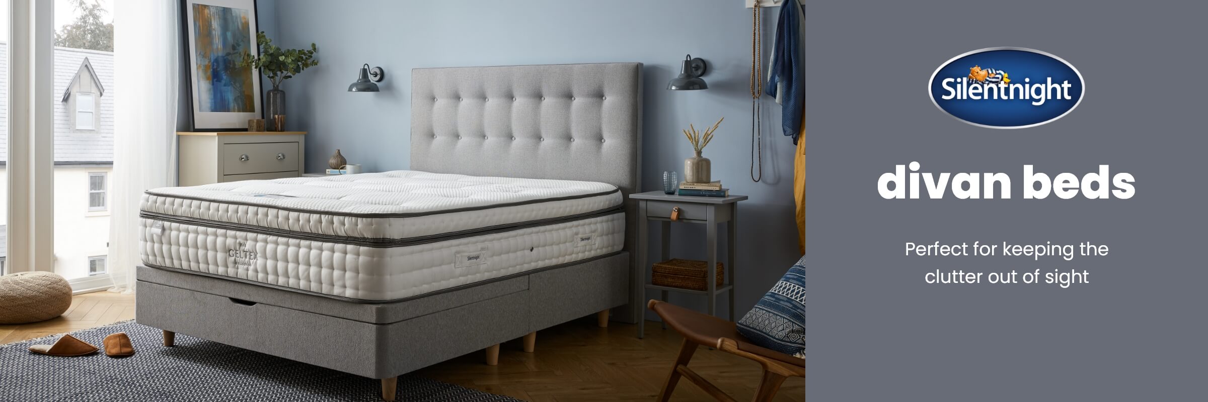 Silentnight Divan Beds at MattressOnline. The Secret to a Great Night's Sleep