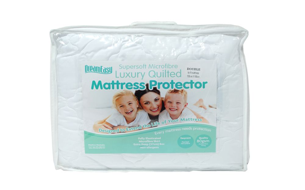 Dreameasy Luxury Quilted Microfibre Mattress Protector