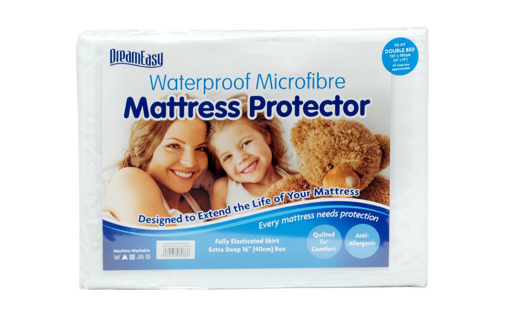 Dreameasy Waterproof Microfibre Mattress Protector