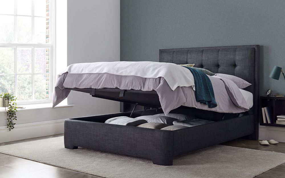 Novo Falcini Ottoman Bed Frame open storage