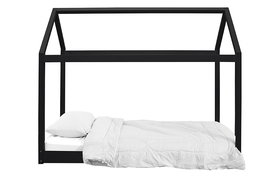 Lpd Hickory Black Bed Side