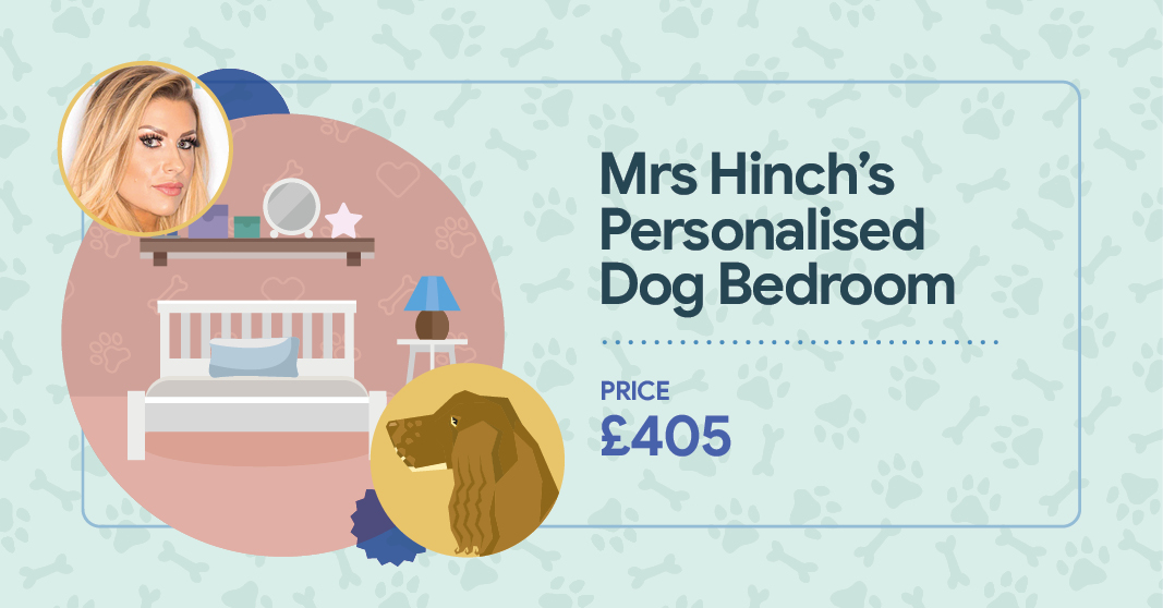 Mrs Hinch's Personalised Dog Bedroom