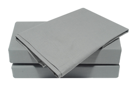 Percale Fitted Sheet Grey