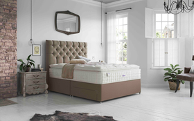 Relyon Luxury Silk 2850 Pocket Divan Bed Roomshot