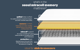 Seoul Miracoil Memory Mattress Bisection New