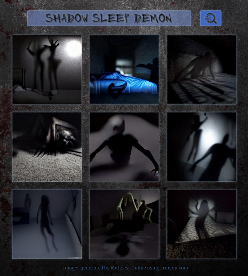 Shadow sleep paralysis demon