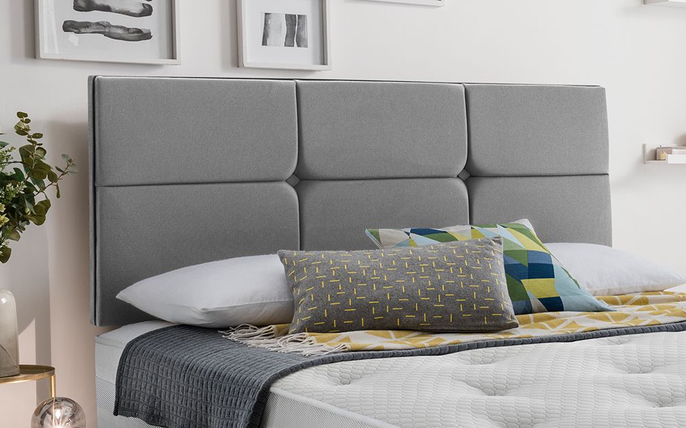 Silentnight Castello Headboard Slate Grey Room