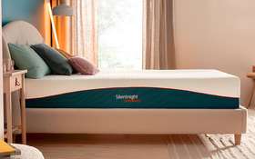 Silentnight Just Serene Mattress Semidressed Lifestyle Side