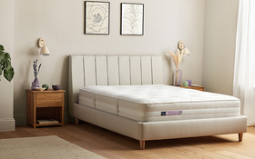 Silentnight Lift Breathe Mattress Lifestyle Undressed Angle