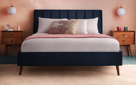 Silentnight Octavia Bed Frame Maritime Dressed Front