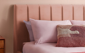 Silentnight Octavia Bed Frame Pink Headboard