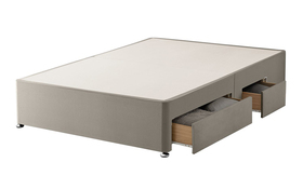 Silentnight Sandstone Divan Base Continental 2 Drawers