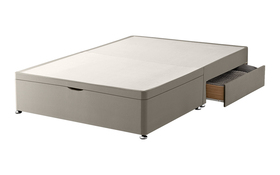 Silentnight Sandstone Divan Base Half Ottoman 2 Drawers