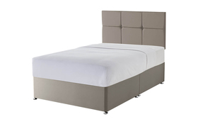 Silentnight Sandstone Divan Base No Storage With Castello Headboard