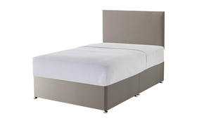 Silentnight Sandstone Divan Base No Storage With Paris Headboard