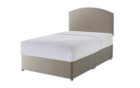 Silentnight Sandstone Divan Base No Storage With Selene Headboard