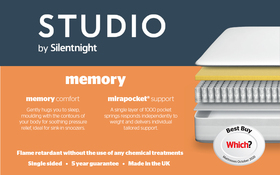 Silentnight Studio Memory Bisection Updated