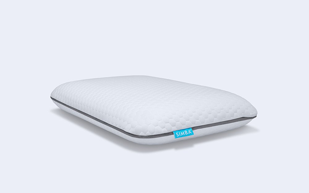 Simba Honeycomb Memory Foam Pillow Angle