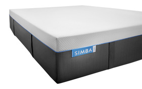 Simba Hybrid Luxe Mattress White Background Corner