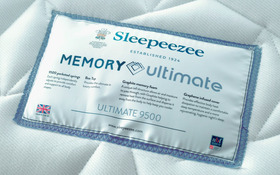 Sleepeezee Memory Ultimate 9500 Label Close