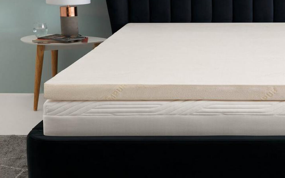 The TEMPUR Mattress Topper on a TEMPUR mattress