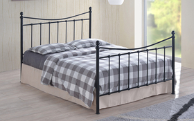 Time Living Alderley Black Metal Bed Frame Updated