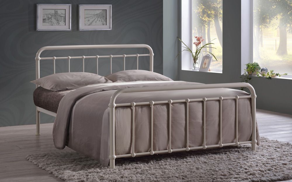 Time Living Miami Double Black Bed Frame