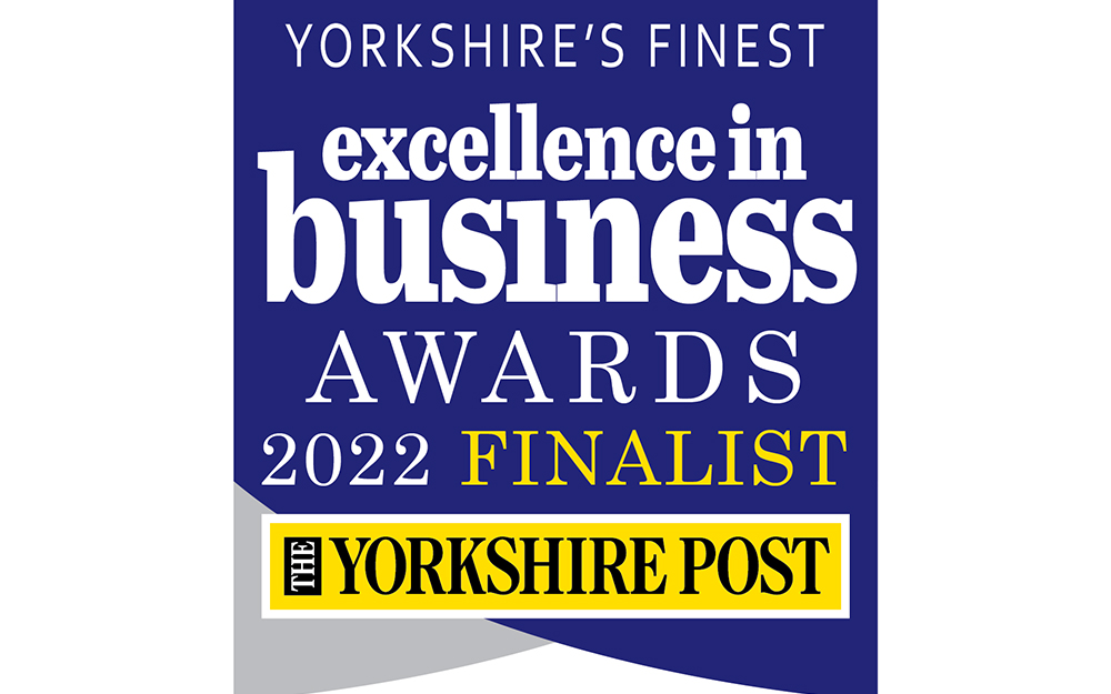 Yorkshire's Finest Excellence in Buisness Awards 2022 Finalist, the Yorkshire Post