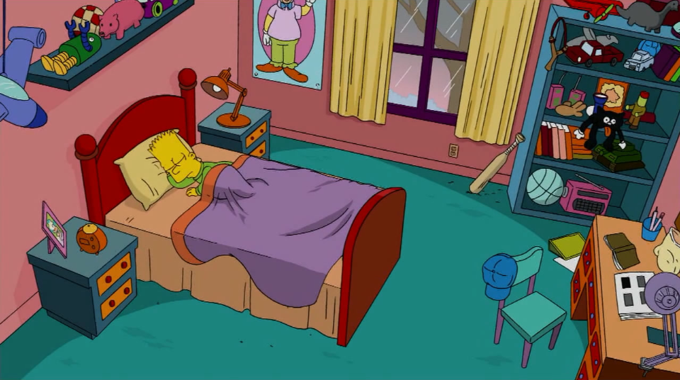 Bart Simpson's Bedroom in The Simpsons